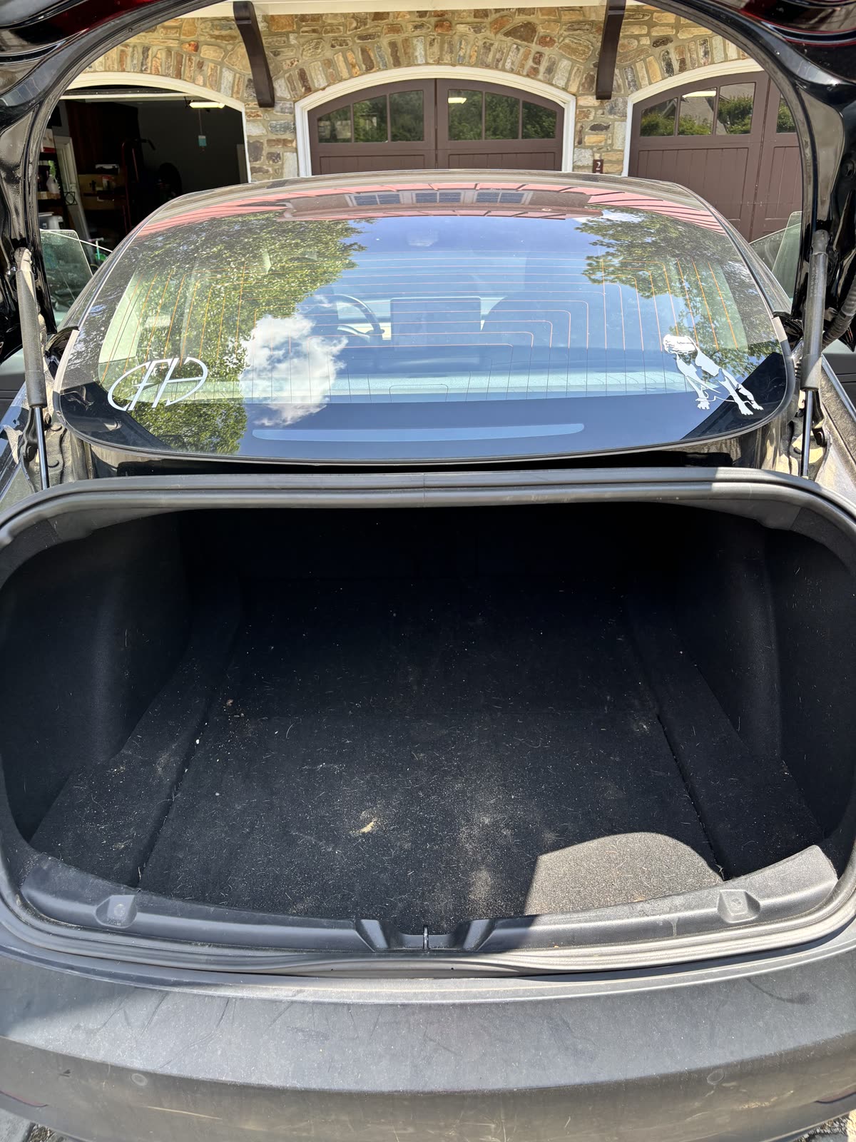 Before - Tesla trunk